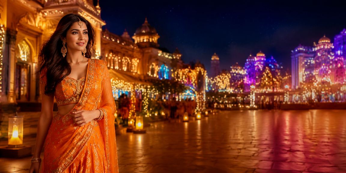 Night market in India lit up symbolizing casino entertainment promotions